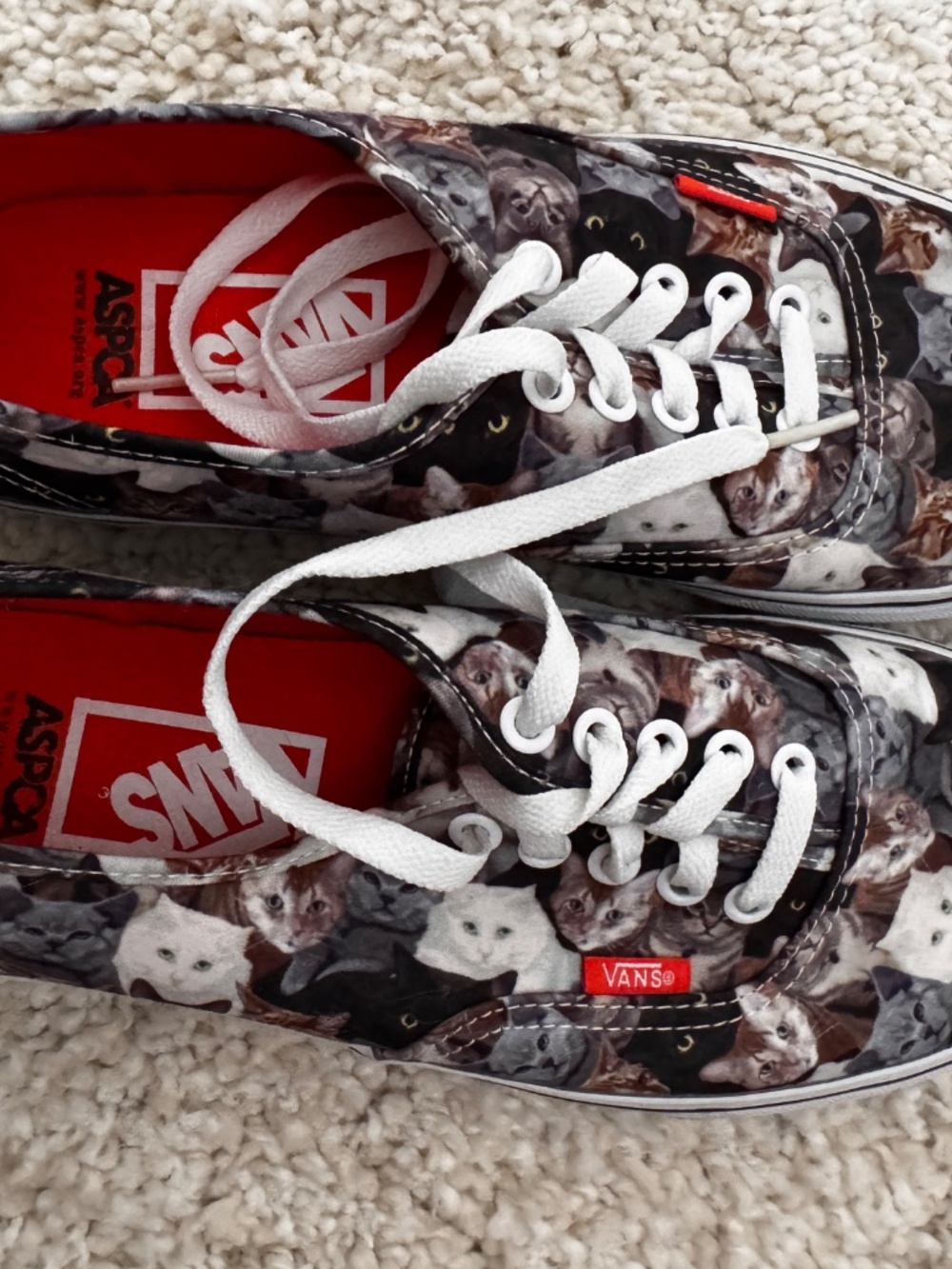 VANS ASPCA Cat Sneakers WM size 9 MN size 7.5 - Picture 6 of 8